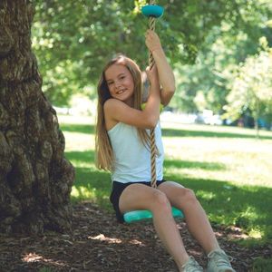 Leagan pentru copii Hape cu franghie de alpinism cu led 1, 82 m imagine