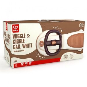 Masinuta pentru copii Hape Wiggle and Giggle alba imagine
