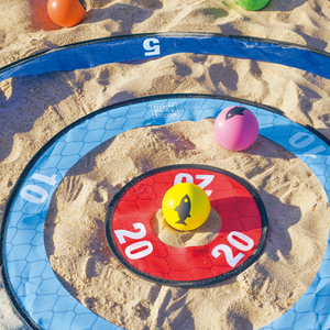 Joc pentru copii Fish Fly cu mingii si tinta imagine