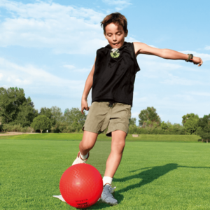 Joc pentru copii Kickbal cu minge si 4 baze imagine