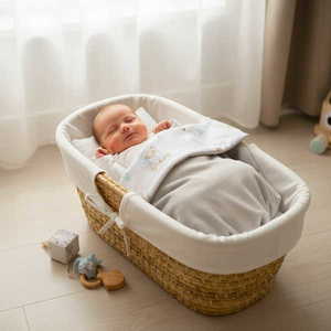 Paturica pentru copii BabyMam Pink Unicorn, realizata cu doua fete din bumbac si din plus pufos, dimensiune 75 x 50 cm imagine