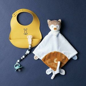 Clema pentru suzeta Nattou cu margele 30x7x18 cm albastru imagine