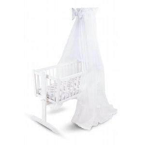 Cearceaf cu banda elastica pentru pat copii, 100 bumbac, dimensiune 90 x 40 cm, BabyMam Grey Feathers imagine