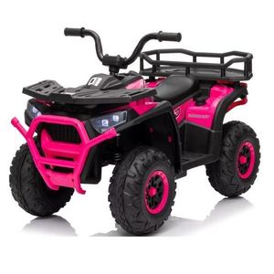 Atv electric pentru copii Nichiduta Desert XRobust Speed Rose Red cu 2 motoare, telecomanda, acumulator 12V 4.5Ah, roti rezistente, suport picioare, manere ergonomice, efecte sonore, faruri cu lumini LED, pornire la buton imagine