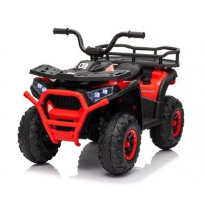 Atv electric pentru copii Nichiduta Desert XRobust 4x4 Speed Red cu telecomanda, 4 motoare, acumulator 24V 4.5Ah, suport picioare, efecte sonore, faruri cu lumini LED, pornire la buton, pedala acceleratie imagine