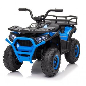 Atv electric pentru copii Nichiduta Desert XRobust 4x4 Speed Blue cu telecomanda, 4 motoare, acumulator 24V 4.5Ah, suport picioare, efecte sonore, faruri cu lumini LED, pornire la buton, pedala acceleratie imagine