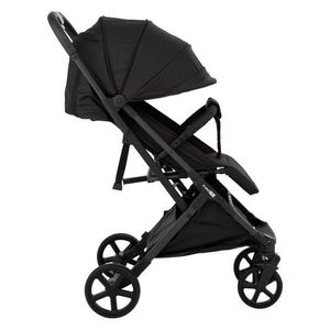 Carucior pentru copii FreeON Tao Black cu maner pentru transport, roti cu suspensie, greutate admisa pana la 22 kg imagine