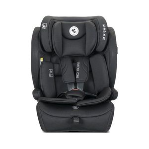 Scaun auto pentru copii Rio Black cu isofix, Top Tether, i-Size, 76-150 cm, 15 luni-12 ani imagine