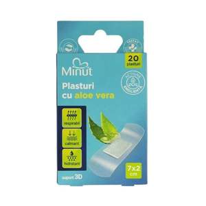 Plasturi cu Aloe Vera Minut 20 bucaticutie imagine