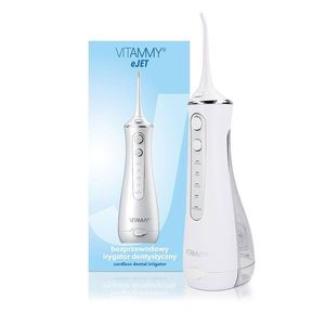 Irigator oral Vitammy eJET cu 4 moduri de functionare, 5 duze interschimbabile, reincarcare prin USB, functia GentleStart si SmartTimer, rezervor 200 ml imagine
