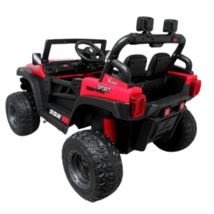 Masinuta electrica cu telecomanda pentru copii R-Sport X16 Rosu 110x70x68 cm, varsta 1-5 ani, roti Eva, scaun din piele Eco, putere 90W imagine