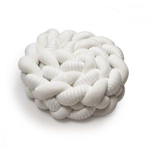 Protectie laterala din catifea, impletita, 240 cm, pentru patut imagine