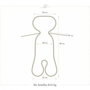 Insertie antitranspiratie 3D pentru scaun auto BabySteps 0-13 kg Dino imagine