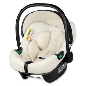 Scoica auto i-Size Lionelo Astrid Crem 0-13 kg, 40-87 cm, cu salteluta, testat ADAC, conform cu standardul european de securitate R129 imagine