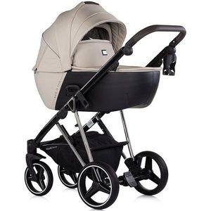 Carucior 3 in 1 pentru copii Chipolino Imperium Cashmere, cadru din aluminiu, sezut reversibil, maner reglabil, roti cu suspensii, pozitie anti-reflux, greutate admisa 22 kg imagine