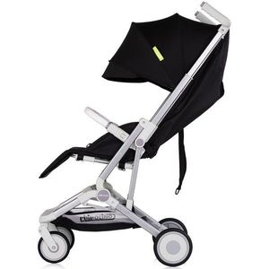 Carucior pentru copii Chipolino Pocket Noir, cadru usor, greutate admisa 22 kg imagine