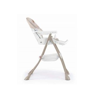 Scaun de masa pentru bebelusi si copii CAM Mini Bej, pliabil, centura de siguranta, varsta 0-36 luni imagine