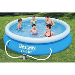 Piscina rotunda Bestway Fast 2.44m x 61 cm 1880 litri imagine