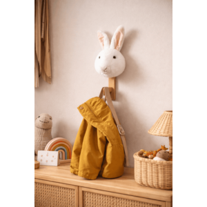 Cuier decorativ handmade din bambus Wild and Soft Iepuras imagine