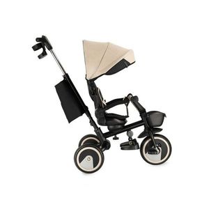 Tricicleta pentru copii Momi ivi Beige multifunctionala 3 in 1 cu scaun reversibil, maner telescopic, accesorii incluse imagine