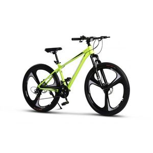 Bicicleta MTB Carpat Evolution C27313M VerdeAlb 27.5 inch, cadru din aluminiu, frana mecanica pe disc, suspensie pe arc imagine