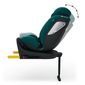 Scaun auto KinderKraft I-360 2 Plus Green 40-150 cm sistem isofix si picior de sustinere, rotatie 360, protectie laterala SPS imagine