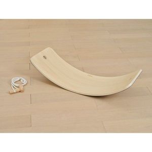 Placa de echilibru pentru copii Viga din lemn cu fetru imagine