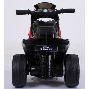 Motocicleta electrica pentru copii BMW S1000RR Rosu, 69x44x36.5 cm, varsta 1.5-4 ani, roti si scaun din plastic, putere 25W imagine