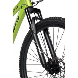 Bicicleta MTB-Full Suspension Velors Trail 2.9 V29271D VerdeNegru 29 inch, echipare Shimano, 21 viteze, manete secventiale, frane disc mecanice imagine