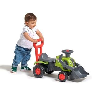 Tractor Falk Ride-on BabyClaas cu incarcator frontal, volan, claxon si maner imagine