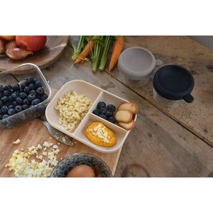 Farfurie compartimentata Beaba din silicon cu ventuza Clay imagine