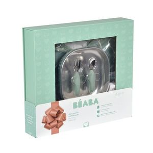 Set masa cadou Beaba First Meal Sage Green imagine