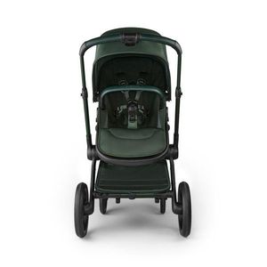Carucior 2 in 1 pentru copii Bugaboo Fox 5 Noir Limited edition midnight green cu suspensii, spatar reglabil si maner ajustabil imagine