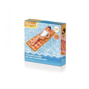 Saltea gonflabila Bestway deluxe 188 x 71 cm portocaliu imagine
