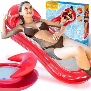 Saltea gonflabila Bestway 1.60 m x 84 cm rosu imagine