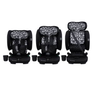 Scaun auto pentru copii i-Size 76-150 cm Cosatto On The Go Silhouette cu sistem Isofix si Top-Tether, testare ADAC, pliere compacta, geanta de transport imagine