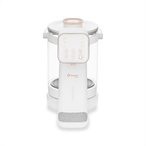 Aparat pentru incalzirea si declorizarea apei Lionelo Babypresto 2.0 alb pentru lapte praf cu lampa UV, rezervor 3l, lumina de noapte, dozare 30-300 ml, 1200 W si afisaj digital imagine
