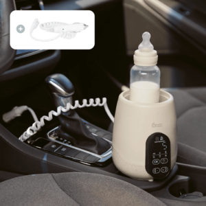Incalzitor si sterilizator pentru biberoane Babymoov NutriSmart+ pentru casa si masina mineral beige imagine