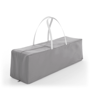 Patut pliabil pentru copii Kinderkraft Leody UP Grey cu 2 nivele, dimensiuni 120x60 cm imagine