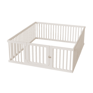 Tarc de joaca pentru copii Nichiduta Safe Play White, 150 x 180 x 67cm, cu poarta de siguranta, covoras si 100 bile incluse imagine