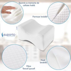 Perna ortopedica pentru genunchi Suporto Classic pentru dormit imagine