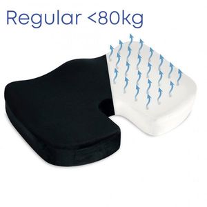 Perna ortopedica pentru sezut si coccis Suporto din spuma cu memorie si cu perforatii imagine