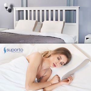 Set perna ortopedica cu perforatii si perna pentru genunchi Suporto imagine