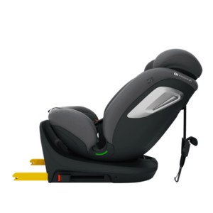 Scaun auto Kinderkraft I-Grow 2 Plus Grey 40-150 cm, cu rotatie 360, tetiera reglabila, sistem Isofix si Top Tether imagine