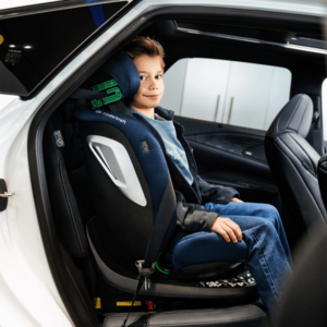 Scaun auto Kinderkraft I-Grow 2 Plus Navy 40-150 cm, cu rotatie 360, tetiera reglabila, sistem Isofix si Top Tether imagine