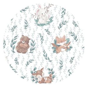 Perna bebelusi MimiNu multifunctionala cu doua fete Ursulet Minky Lulu Natural imagine