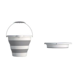 Set de baita 5 in 1 Premium pentru bebelusi Little Mom Comfort Care grey, Cadita pliabila cu termometru integrat, Hamac moale ergonomic si accesorii de imbaiere incluse imagine