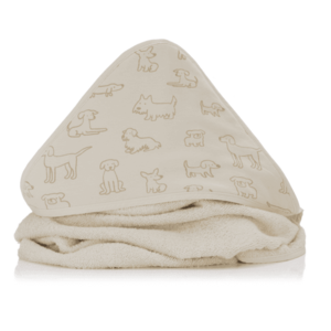 Prosop cu capison Fillikid Dog Beige 75x75 cm imagine