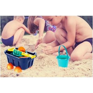 Carucior pentru joaca in nisip cu accesorii incluse Malplay Blue imagine