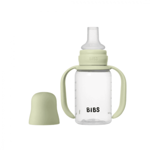 Set biberon tip Sippy Cup PP 150 ml cu cioc din silicon si sistem antipicurare Bibs Sage imagine